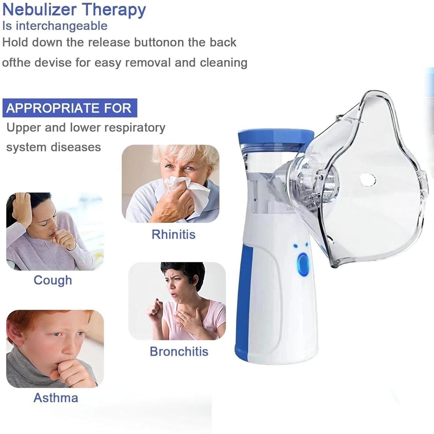 Rechargeable Mesh Nebulizer