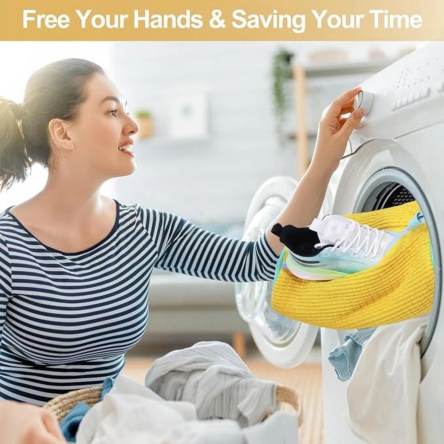 Shoe Washing Machine Bag