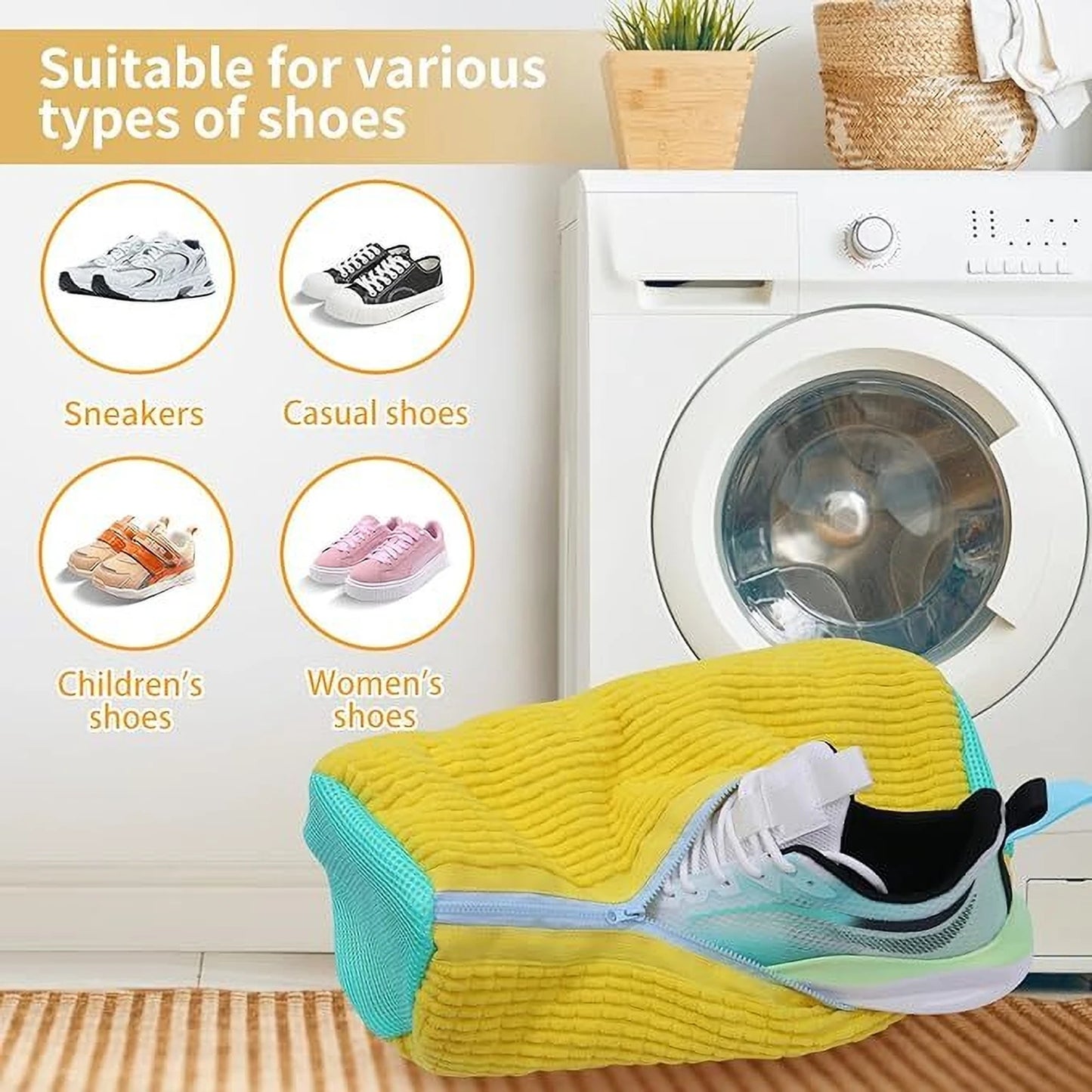Shoe Washing Machine Bag