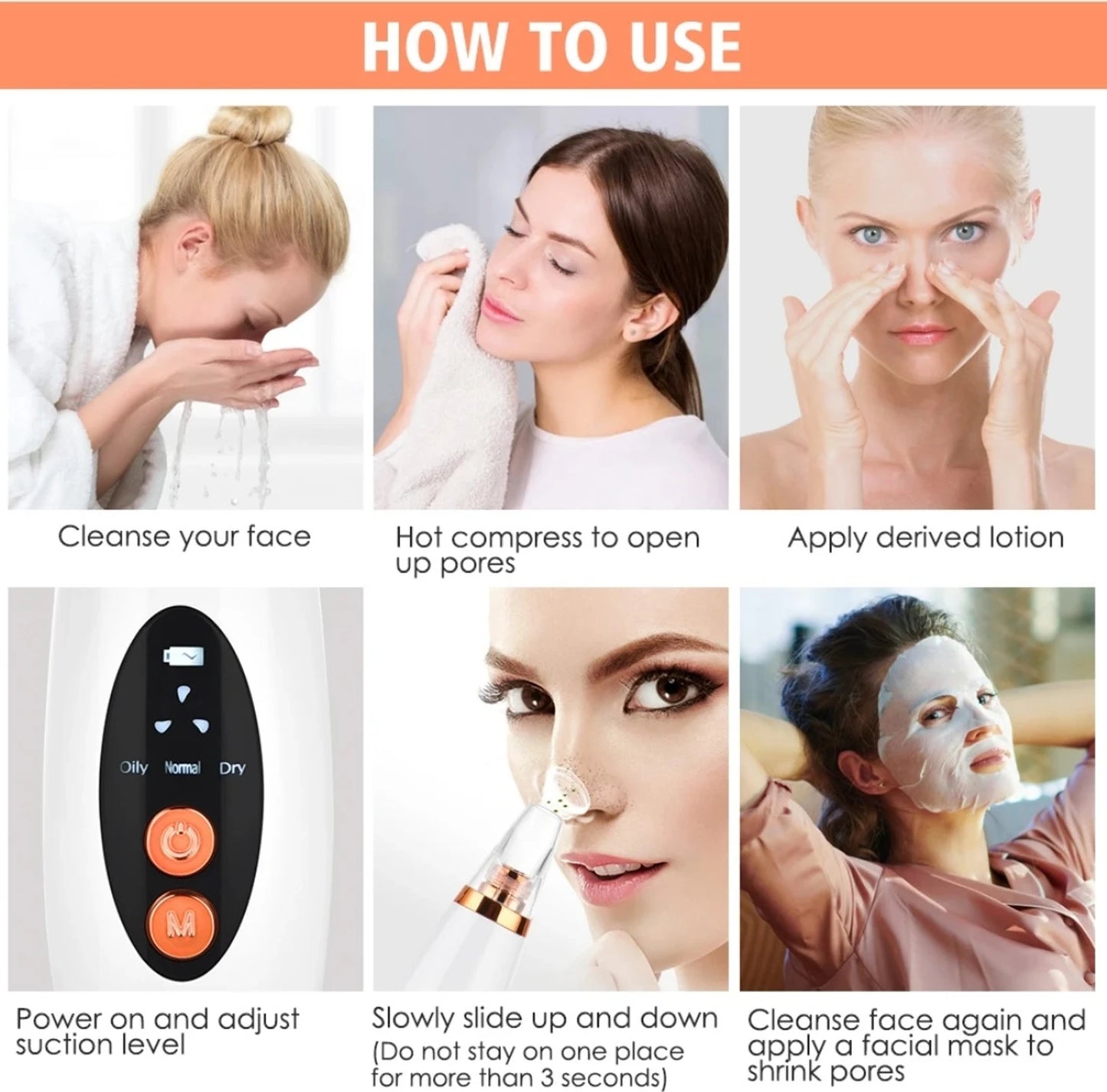 6 in 1 Black Head Remover