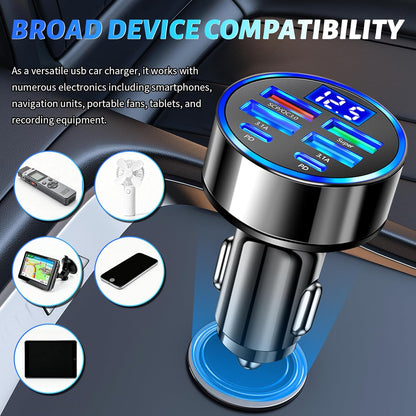 6 In 1 Car Charger