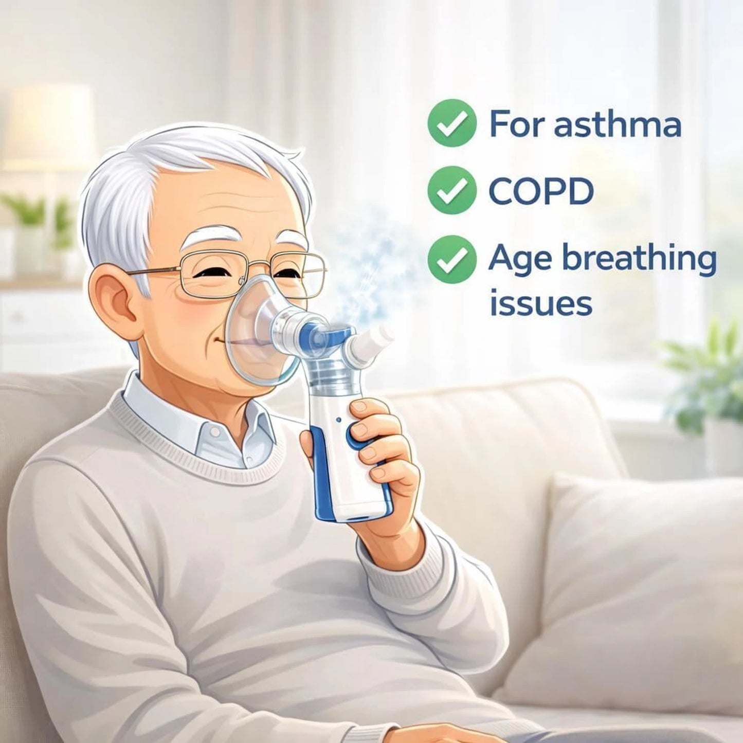 Rechargeable Mesh Nebulizer