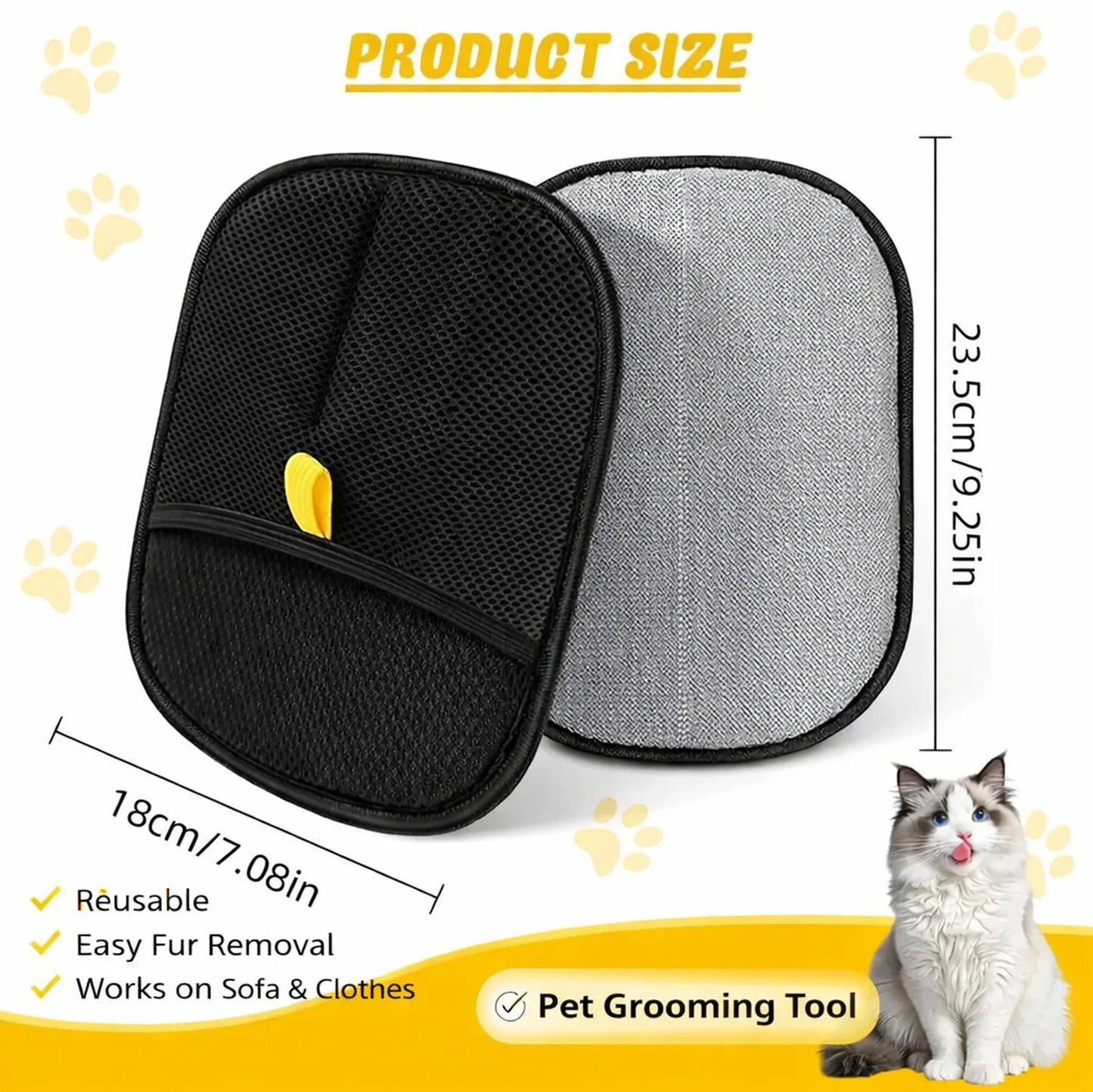 Pet Hair Remover Gloves